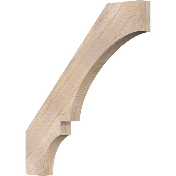 Ekena Millwork 3 1/2"W x 36"D x 40"H Balboa Smooth Knee Brace, Douglas Fir BRC04X36X40BOA00SDF - main